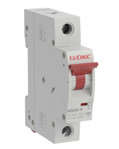 YON max MD63N 1P 20А 6кА C (MD63N-1PC20). Автоматический выключатель. ДКС в Тамбове