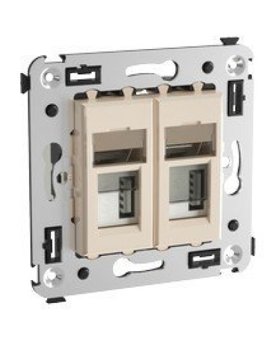 Розетка USB в стену Avanti ванильная дымка (4405543). Розетка USB. ДКС в Тамбове