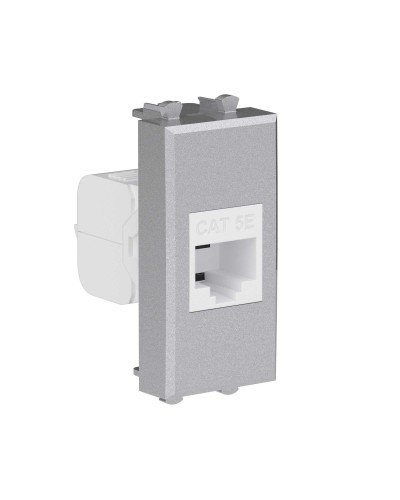 Розетка RJ-45, кат.5E, Avanti, 1 модуль, закаленная сталь (4404661): Розетка компьютерная модульная в Тамбове