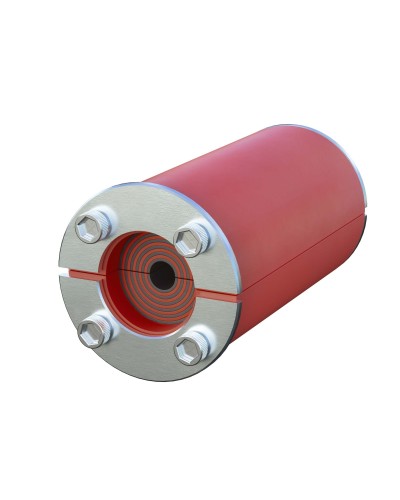 Проходка круглая, нержавеющая, D200х70 мм для кабелей D138-170 мм (DXF311A): Проходка круглая, нержавеющая в Тамбове