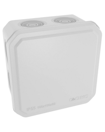 Коробка ответвительная с кабельными вводами IP55, 100х100х50 (53800). Коробка ответвительная. ДКС в Тамбове