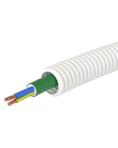 Труба ПЛЛ D20 + ППГнг(А)-HF 3х1,5 (ГОСТ+) (8L82050HF). Гофрошланг с кабелем. ДКС в Тамбове