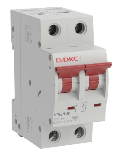 YON max MD63N 2P 16А 6кА C (MD63N-2PC16). Автоматический выключатель. ДКС в Тамбове