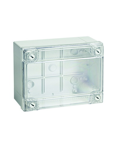 Коробка ответвительная с гладкими стенками IP56, 300х220х120 (54320). Коробка ответвительная с гладкими стенками и прозрачной крышкой. ДКС в Тамбове