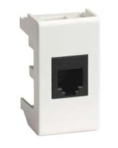 Розетка RJ-45 Viva 1 модуль белая (45038): Розетка компьютерная с одним разъёмом в Тамбове