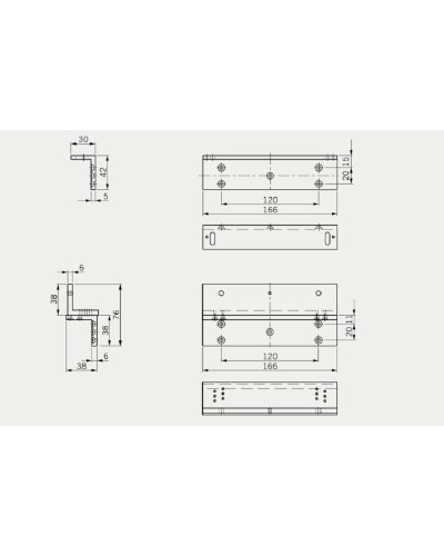 L+Z кронштейн для EMC 600 ALH. L+Z кронштейн для EMC 600 ALH. dormakaba в Тамбове
