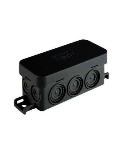 Коробка JBL090 90х42х40, 10 вых., IP55, черная (44055BL-1). Коробка монтажная. Экопласт в Тамбове