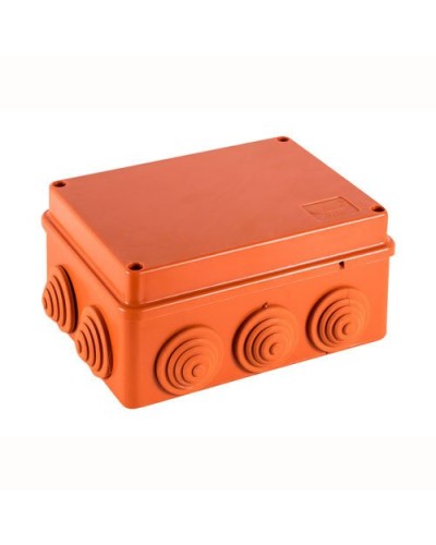 Коробка JBS150 150х110х70, 10 вых., 10P (0,15...2,5мм²) (43089HF). Коробка монтажная, огнестойкая, без галогена. Экопласт в Тамбове
