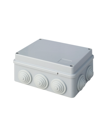 Коробка JBS150 150х110х70, 10 вых., IP55, серая (44009). Коробка монтажная. Экопласт в Тамбове