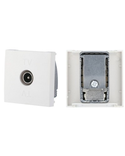 Розетка TV оконечная, белый LK45 (852104). Розетка TV. Экопласт в Тамбове