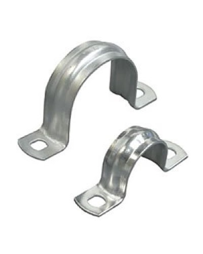 Скоба двухлапковая D50 с двумя отверстиями (50шт) (43650-50): Скоба оцинкованная в Тамбове
