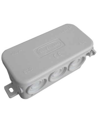 Коробка JBL090 90х42х40, 10 вых., IP55, белая (44055W-1). Коробка монтажная. Экопласт в Тамбове