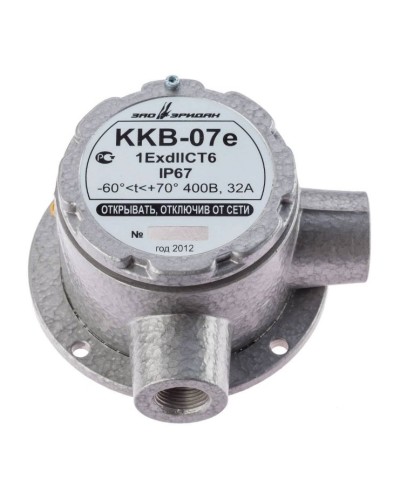 ККВ-07е-Ех-А-Р1-У-БК1, ШТ1/2+ШТ1/2. Коробка коммутационная взрывозащищенная угловая. Эридан в Тамбове