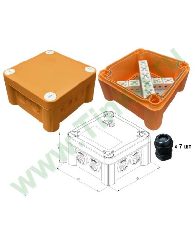 КМ-О-1212(П)(18к)-IP66(П6-12): Коробка монтажная огнестойкая в Тамбове