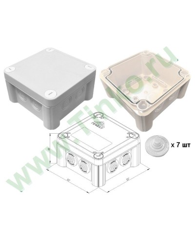КМ-1212(П)-IP55. Коробка монтажная. Гефест в Тамбове