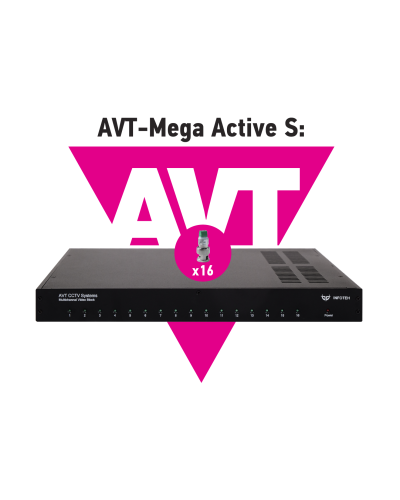 AVT-Mega Active S. 16-ти канальный комплект для передачи AHD/CVI/TVI 5Mp/4Mp/1080p. Инфотех в Тамбове