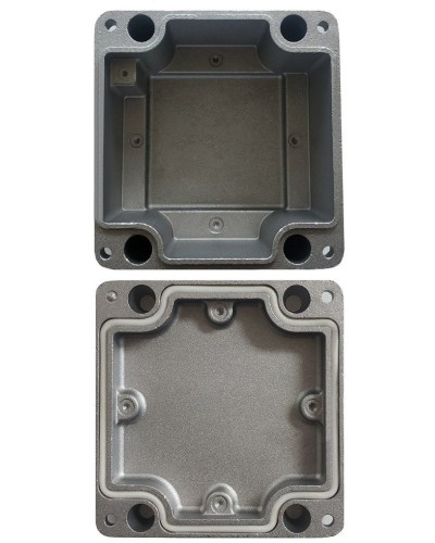 МКС Мороз, глухая, IP66/IP68, серый. Коробка коммутационная металлическая. Магнито-Контакт в Тамбове
