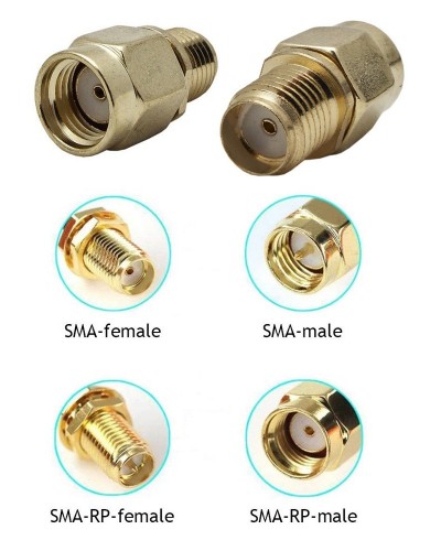S-A312 (RP-SMA-male - SMA-female). Переходник. Прочие зарубежные в Тамбове