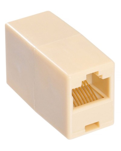 RJ-45 (розетка)-RJ-45 (розетка) (бежевый): Разъем распределительный в Тамбове