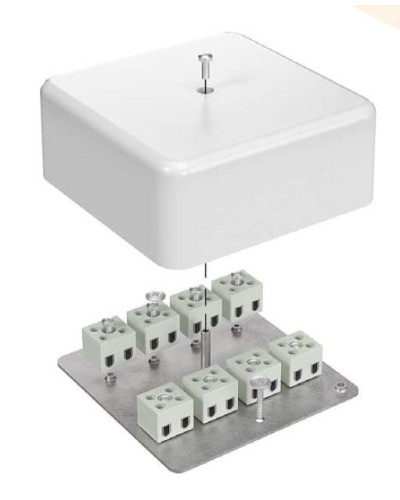 Коробка огнестойкая 103х103х45 для кабель-канала (40-0470-FR6.0-6). Коробка огнестойкая для кабель-канала. Промрукав в Тамбове