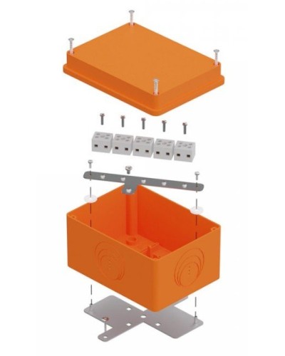 Коробка огнестойкая 150х110х90 E15-E120 для о/п (40-0351-FR6.0-10). Коробка огнестойкая для открытой установки. Промрукав в Тамбове