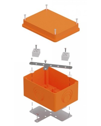 Коробка огнестойкая 150х110х90 E15-E120 для о/п (40-0351-FR10.0-4). Коробка огнестойкая для открытой установки. Промрукав в Тамбове