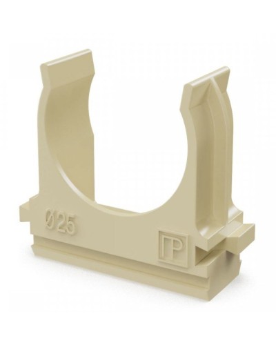 Крепёж-клипса для труб АБС-пластик сосна D25 (100 шт) (PR13.0050). Крепление для труб ПВХ. Промрукав в Тамбове