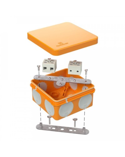 Коробка огнестойкая 80х80х40 (60-0210-FR6.0-4). Коробка огнестойкая для открытой установки. Промрукав в Тамбове