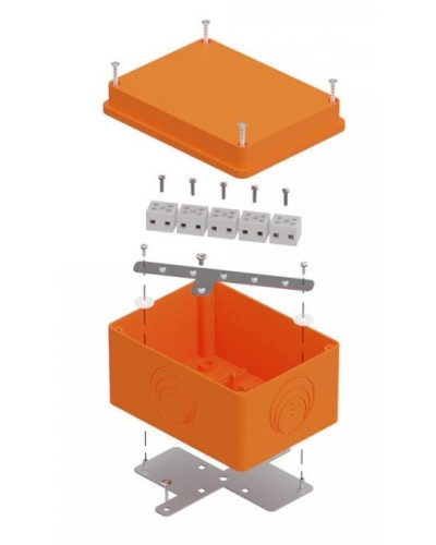 Коробка огнестойкая 150х110х90 E15-E120 для о/п (40-0351-FR1.5-10). Коробка огнестойкая для открытой установки. Промрукав в Тамбове