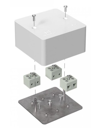 Коробка огнестойкая 103х103х45 (40-0470-FR2.5-6). Коробка огнестойкая для открытой установки. Промрукав в Тамбове