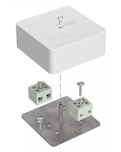 Коробка огнестойкая 75х75х30 (40-0450-FR2.5-4). Коробка огнестойкая для открытой установки. Промрукав в Тамбове
