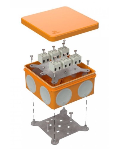 Коробка огнестойкая 60-0300-FR2.5-12 Е15-Е120 100х100х50. Коробка огнестойкая для открытой установки. Промрукав в Тамбове
