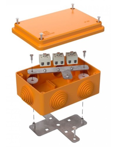 Коробка огнестойкая 120х80х50 (40-0340-FR2.5-6). Коробка огнестойкая для открытой установки. Промрукав в Тамбове