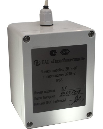 ZB-5-QC с DRTB-2 исп.02. Монтажная зонная коробка. Спецавтоматика, Москва в Тамбове