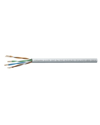 СПЕЦЛАН U/UTP Cat 5e PVC 1х2х0,52. Кабель «витая пара» (LAN) для структурированных систем связи. Спецкабель в Тамбове