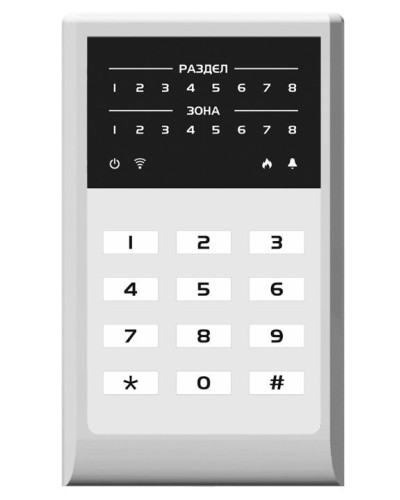 МИРАЖ-КД-04 (grey). Кнопочная кодовая панель. Стелс НПП в Тамбове