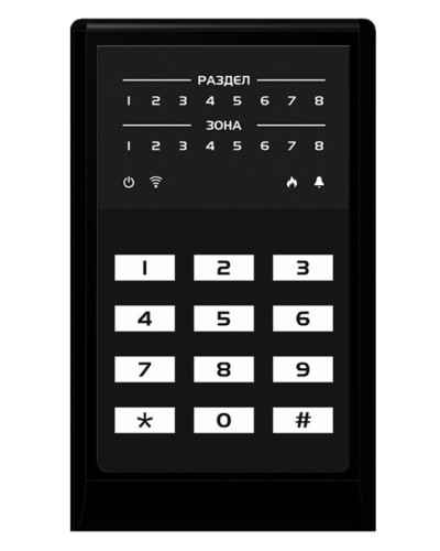 МИРАЖ-КД-04 (black). Кнопочная кодовая панель. Стелс НПП в Тамбове