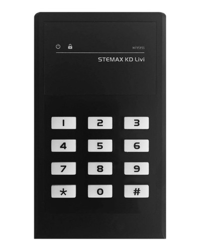 STEMAX KD Livi (черный). Беспроводная кнопочная кодовая панель. Стелс НПП в Тамбове