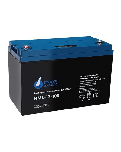 HML-12-100. Аккумулятор герметичный свинцово-кислотный. Связь инжиниринг в Тамбове